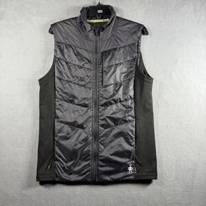 Smartwool Smartloft 60 Vest Mens M Black Merino Wool Insulated Hybrid